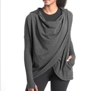 Athleta Purana Wrap Sweatshirt XS